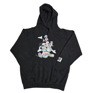 Disney NEFF Hoodie Sweater Mens Medium Goofy Donald Duck Mickey Mouse